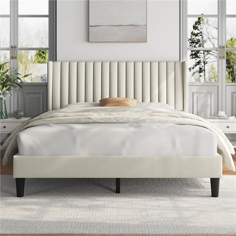 beige poshish bed